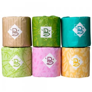PURE BAMBOO TOILET PAPER – 48 ROLLS OF 420 SHEETS/CASE